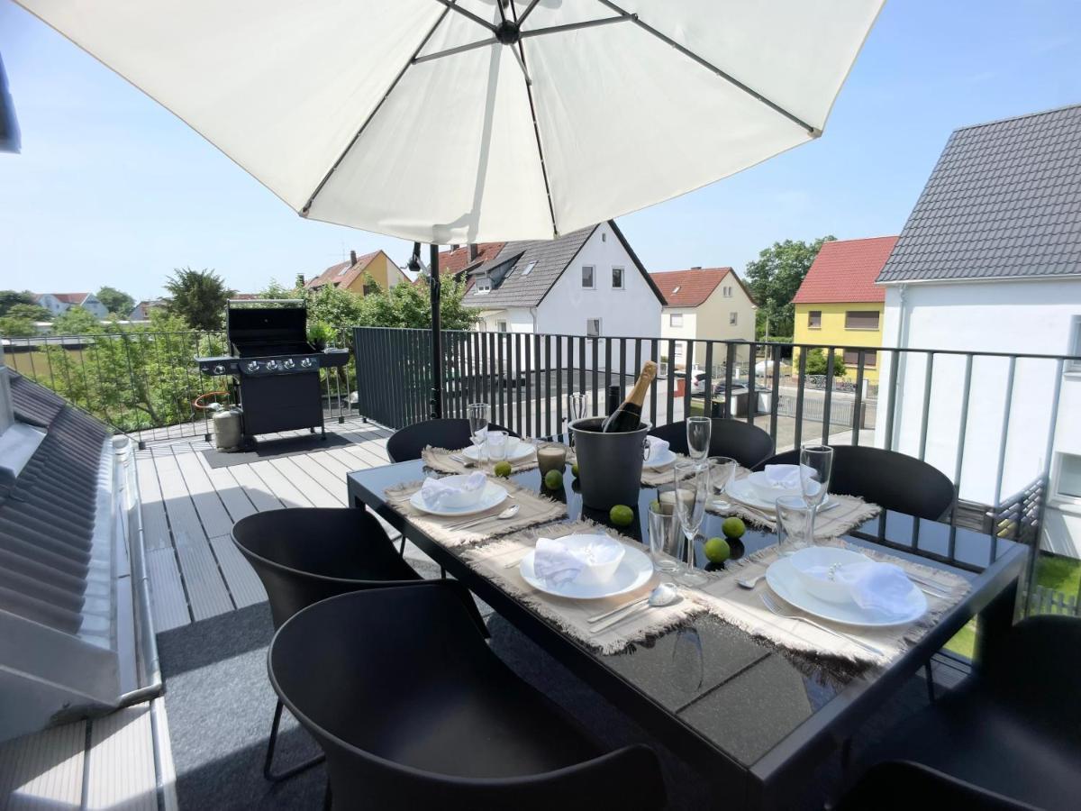 M-Style 04 Apartment Mit Balkon Und Gasgrill, 24H Self-Check-In, Free Parking, Netflix Nürnberg Exterior foto